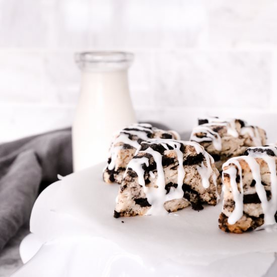 Cookies and Cream Scones