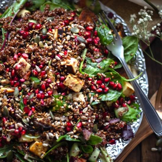 Paneer Quinoa Salad