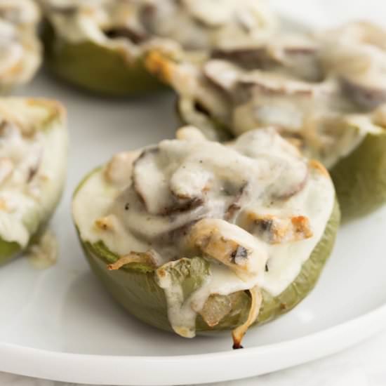 Cheesesteak Stuffed Bell Peppers