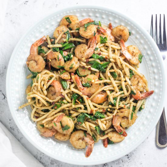 Palmini Pasta Shrimp Stir Fry