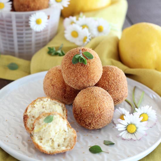 Ricotta and Lemon meatballs
