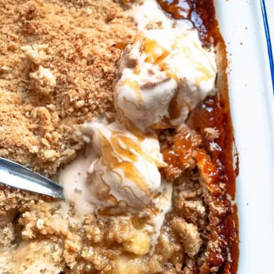 Toffee Apple Crumble