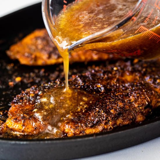 Honey Blackened Fish