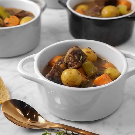Instant Pot Beef Stew with Red Wine