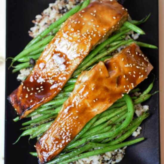 Easy Baked Teriyaki Salmon
