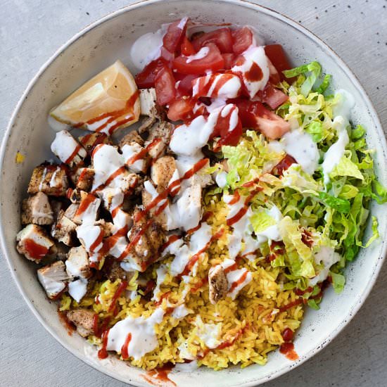 30min Street Cart Chicken and Rice