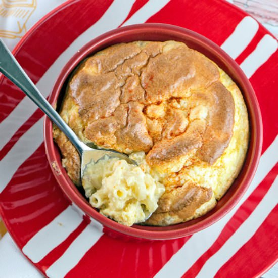 Macaroni and Cheese Souffle