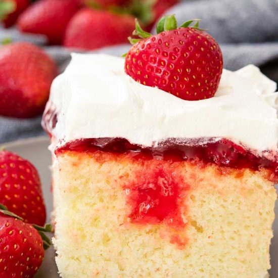 Strawberry Poke Cake