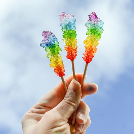 Rainbow Rock Candy