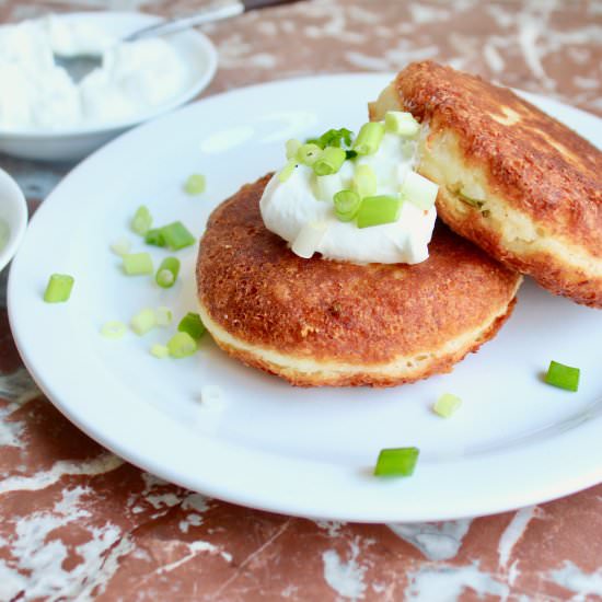 Manchego Potato Cakes