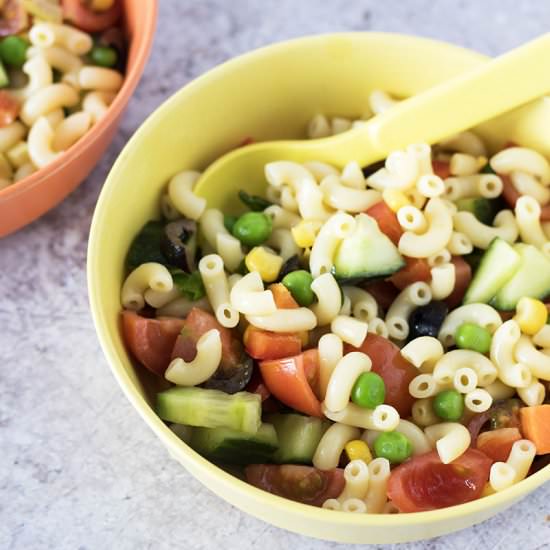 Kid friendly pasta salad