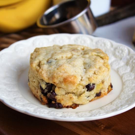 Gluten Free Banana Bread Biscuits