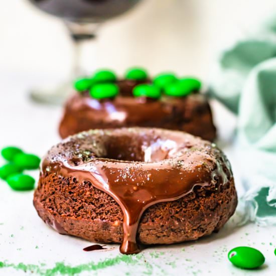 Chocolate espresso donuts