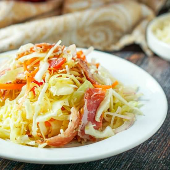 ANTIPASTO KETO CABBAGE SALAD – FOR