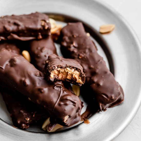 Sugar Free PB Caramel Bars