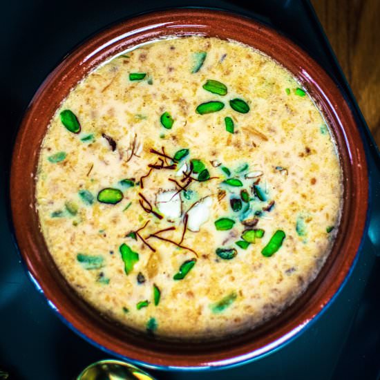 Motichoor Kheer – Laddu Ki Kheer