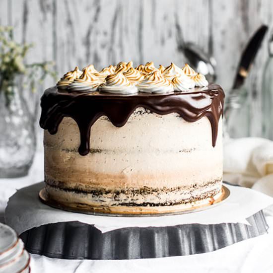 S’MORES CAKE