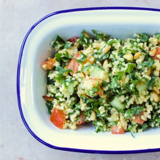Lemony Millet Tabbouleh (vegan, gf)
