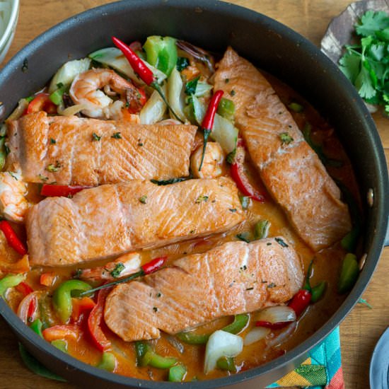 Thai Red Curry Salmon
