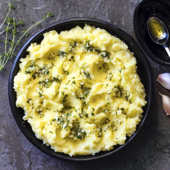 Crock Pot Vegan Mashed Potatoes