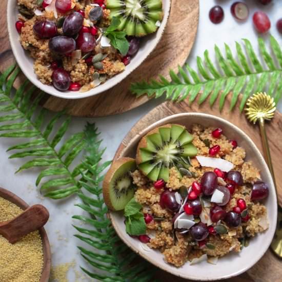 Delicious Roasted Millet Breakfast