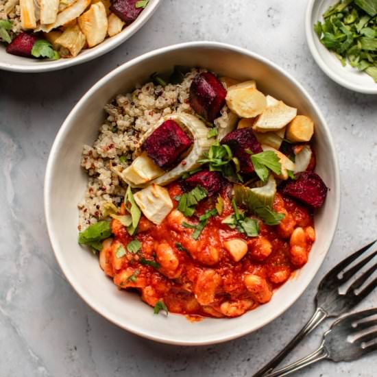 Smoky White Bean Bowls