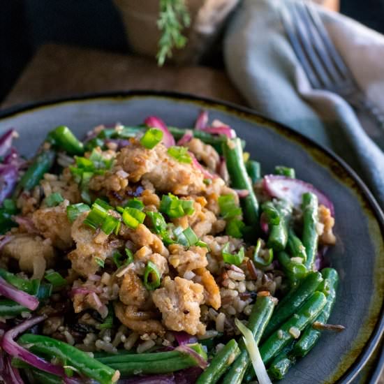 Honey Chicken Green Bean Stir Fry