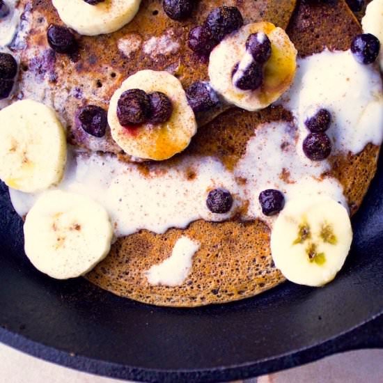 Buckwheat Maple Pancakes (vegan, gf