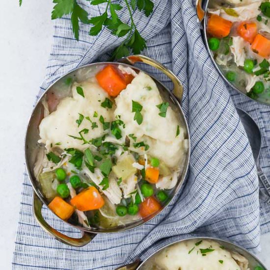 Instant Pot Chicken and Dumplings!