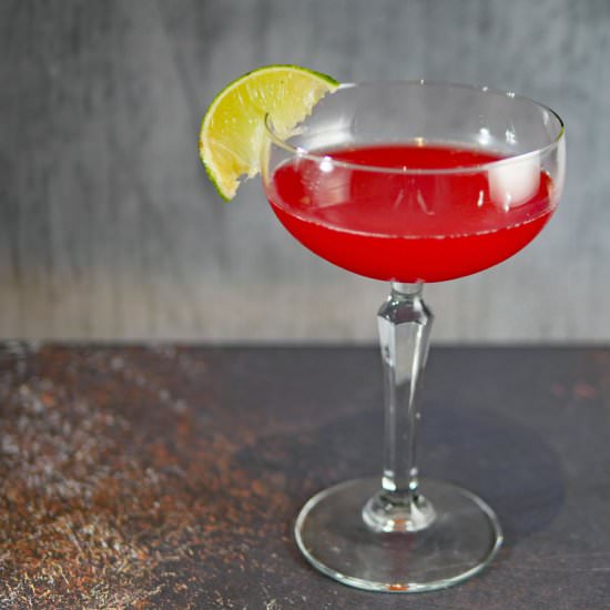 Raspberry Gimlet Cocktail