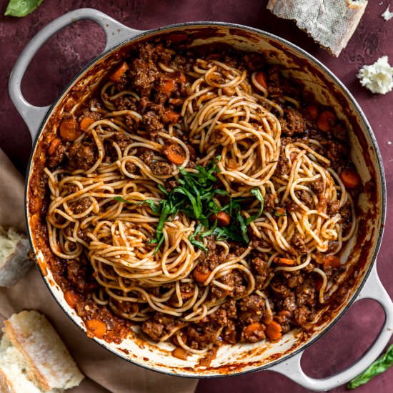Red Wine Bolognese