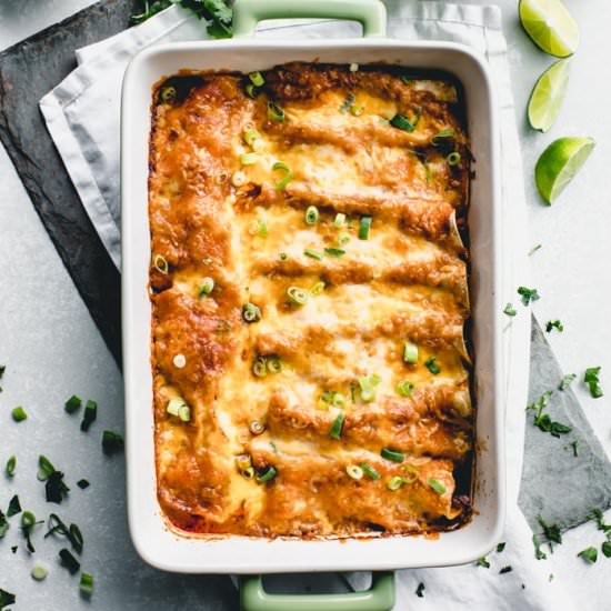 Easy Chicken Enchiladas