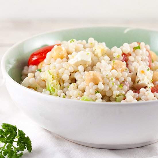 Pearl couscous & cauliflower salad