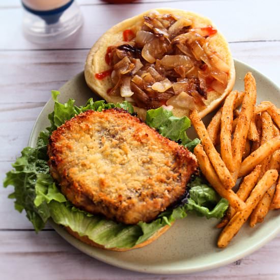Tasty Pork Katsu Burger