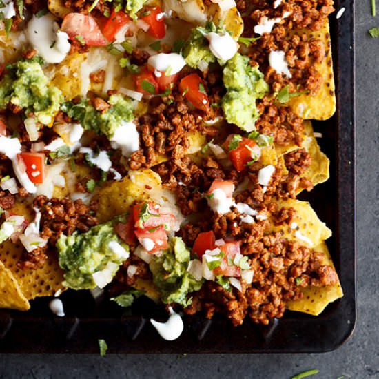 Easy Homemade Loaded Nachos