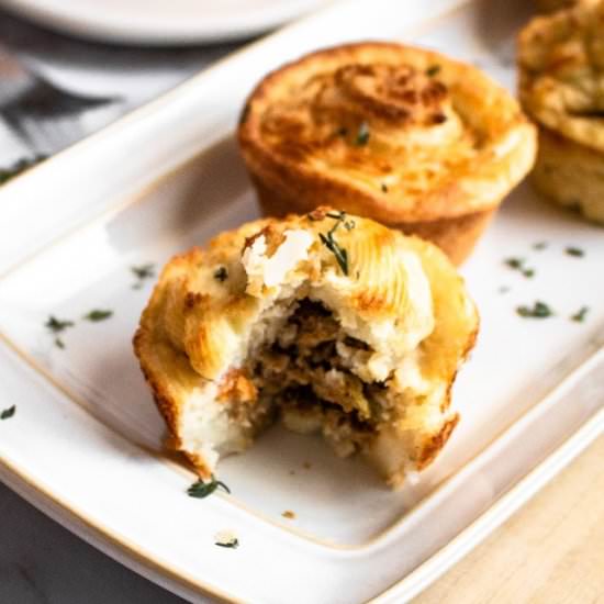 Vegan Cottage Pie Cupcakes