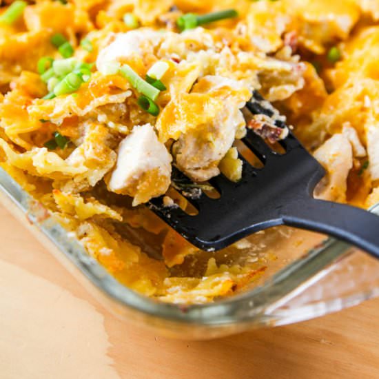 Chicken Bacon Ranch Casserole