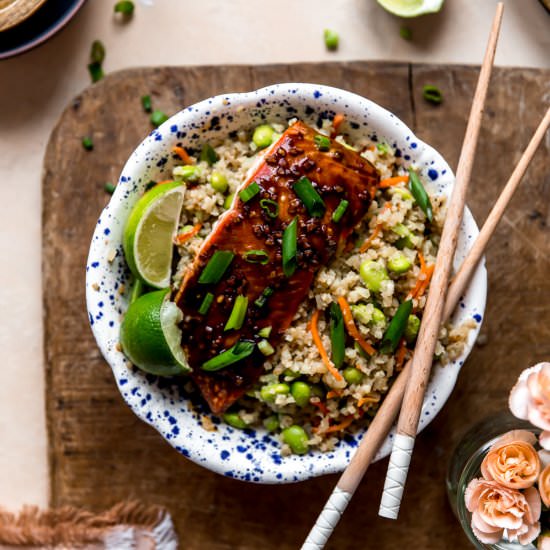 Healthy Salmon Bowls