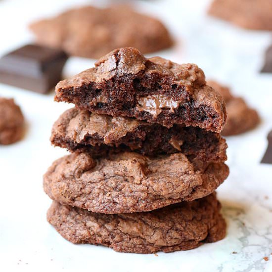 Double Chocolate Mint Cookies