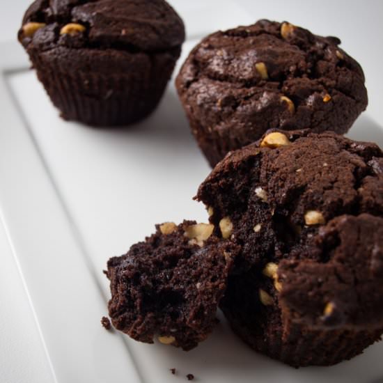 Nutella muffins with 4 ingredients