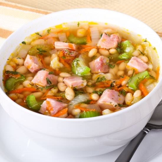 Instant Pot Ham And Bean Soup