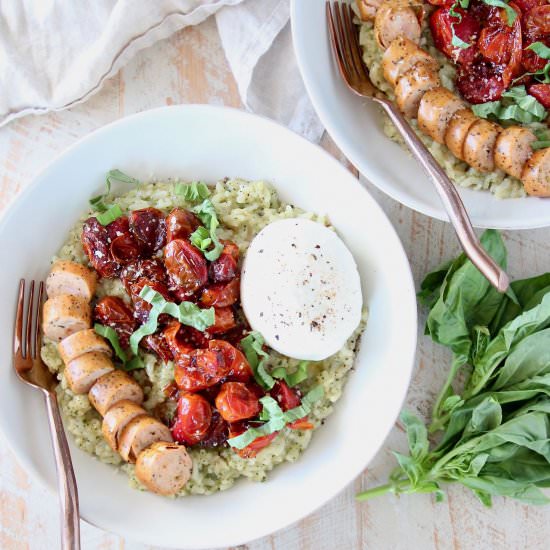 Instant Pot Pesto Risotto