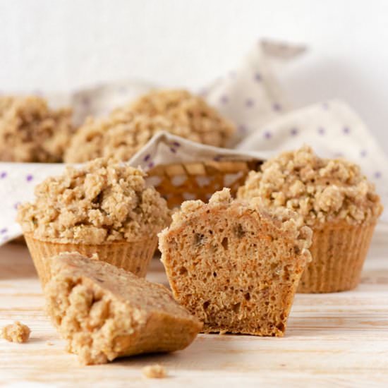 Vegan Carrot Banana Muffins