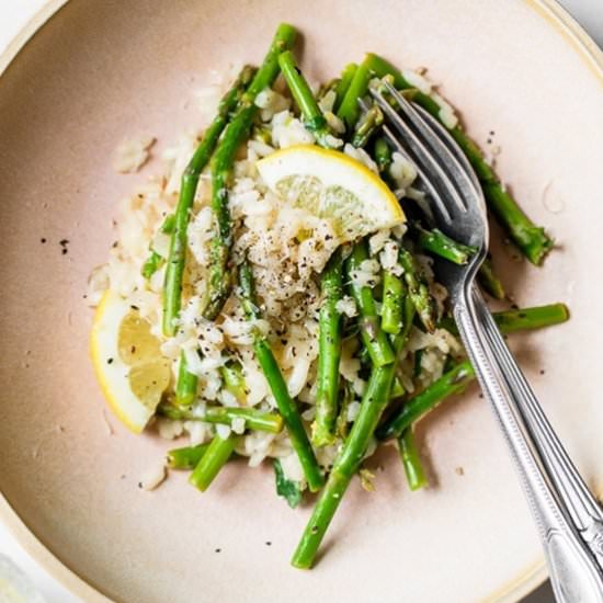 Spring Asparagus Risotto