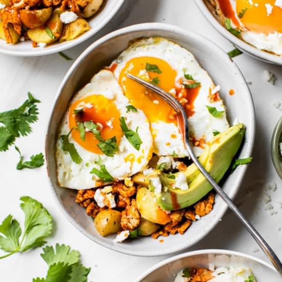 Chorizo Breakfast Bowls