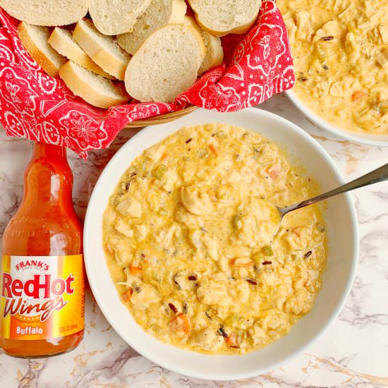 Creamy Buffalo Chicken Soup