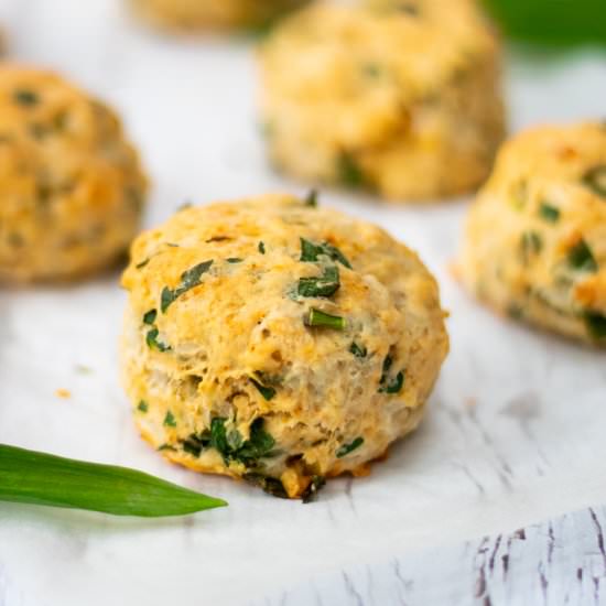 Cheesy Wild Garlic Scones
