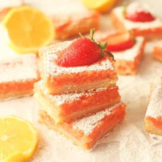 Strawberry Lemonade Bars