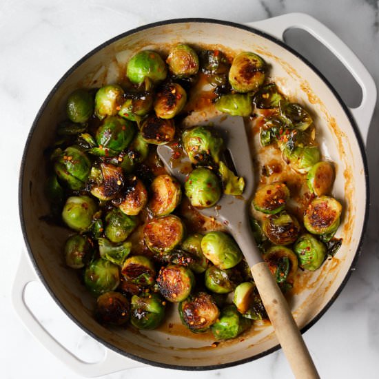Kung Pao Brussels Sprouts