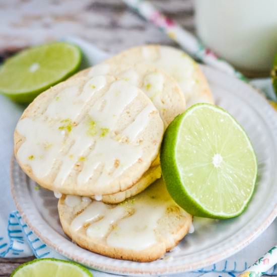 Key Lime Pie Shortbread Cookies